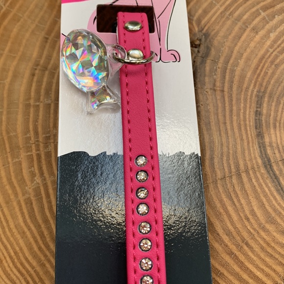 Hunter brand pink sparkles kitty collar - Picture 2 of 3